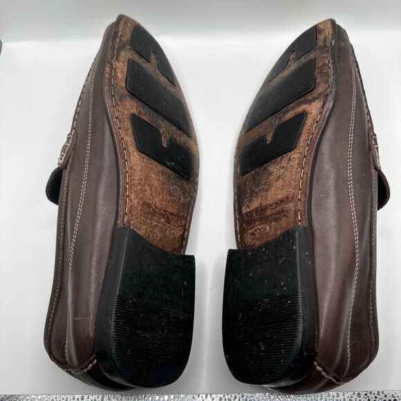 Rockport Dynamic Suspension System Brown Leather Loafers Sz 13 - Picture 5 of 8